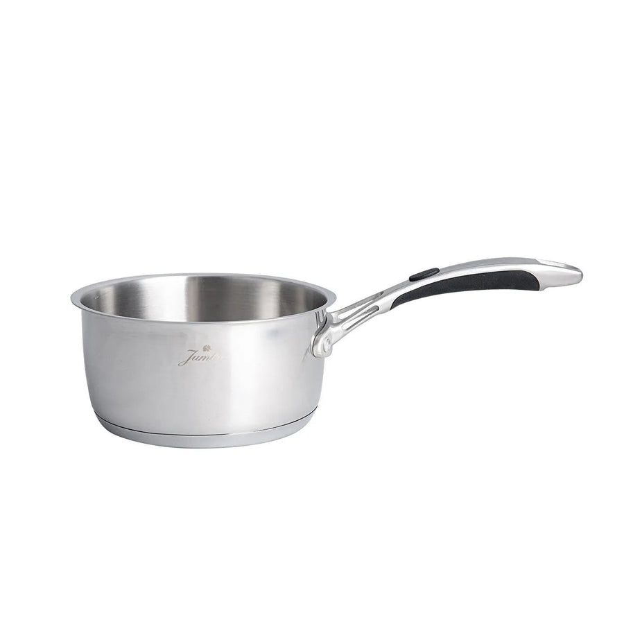 Jumbo New Stella 8-Piece Stainless Steel Induction Cookware Set, Silver