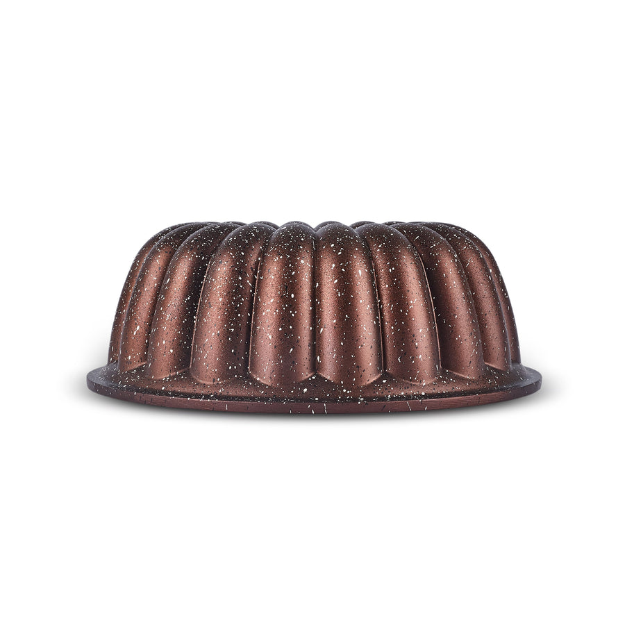 Karaca Cake Pro Lina Aluminium Cast Decorative Cake Tin, 25.5cm, Brown