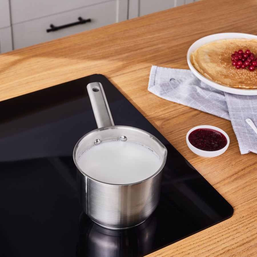 Karaca Elite Stainless Steel Induction Milk Pot, 14cm, 1,6L, Silver