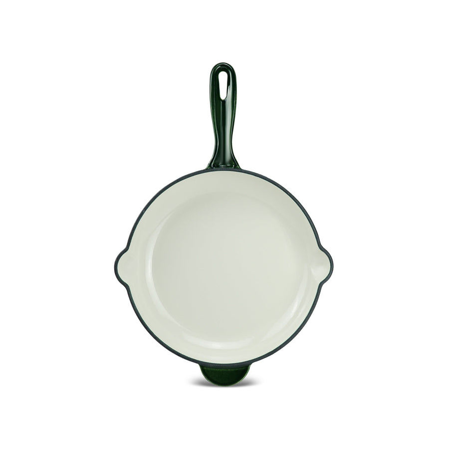 Karaca Heritage Enamelled Cast Iron Pan, 26 cm, Green