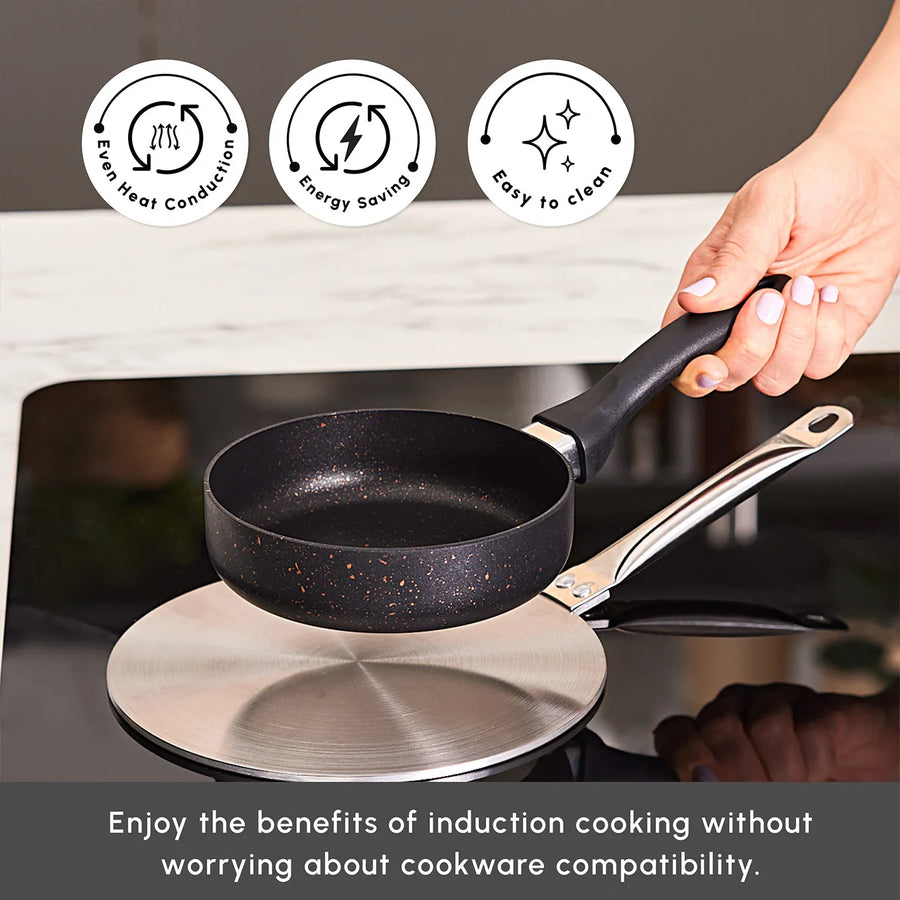 Karaca Stainless Steel Induction Hob Plate Adapter, 19cm, Grey
