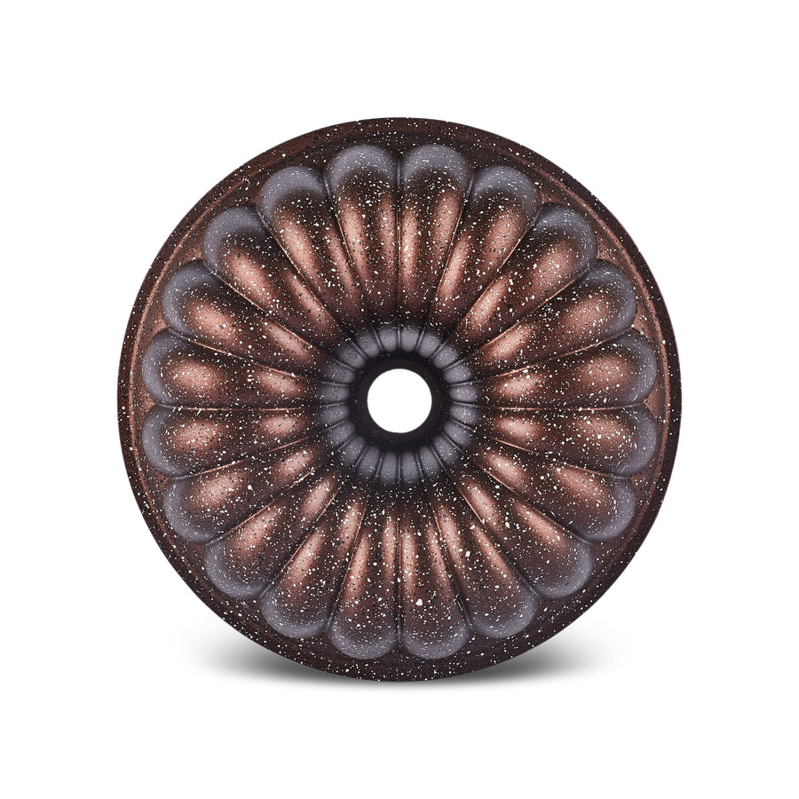 Karaca Cake Pro Lina Aluminium Cast Decorative Cake Tin, 25.5cm, Brown