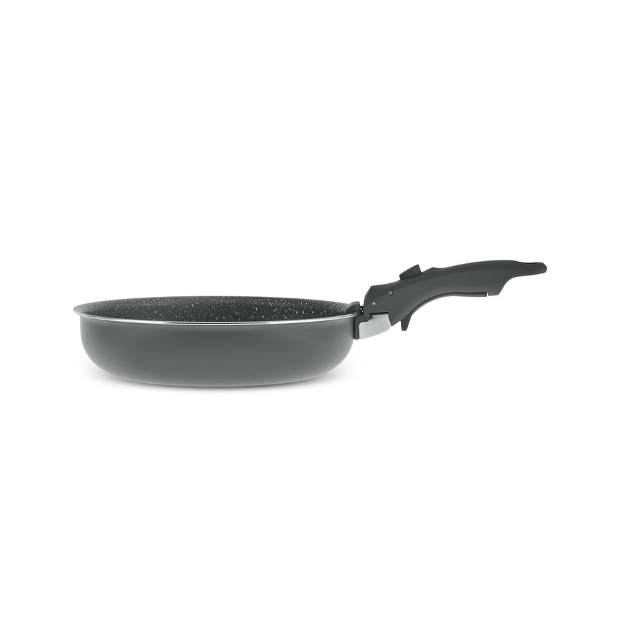 Karaca Comfort 6-Piece Induction Non-Stick Detachable Cookware Set, Black