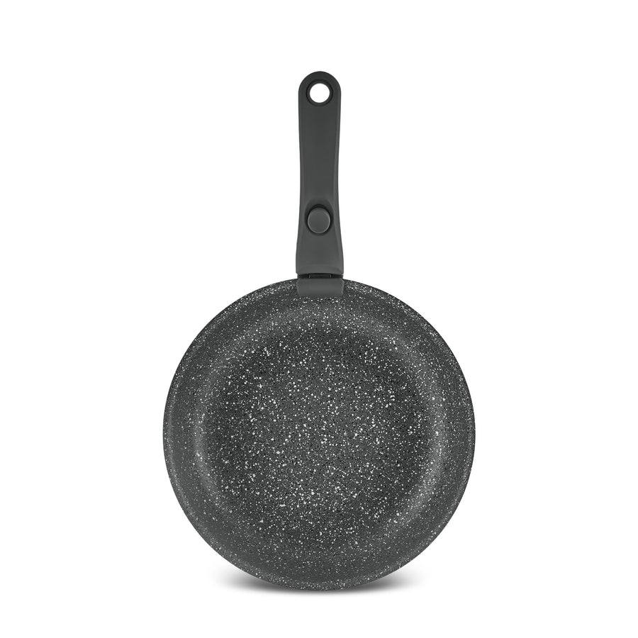 Karaca Comfort 6-Piece Induction Non-Stick Detachable Cookware Set, Black