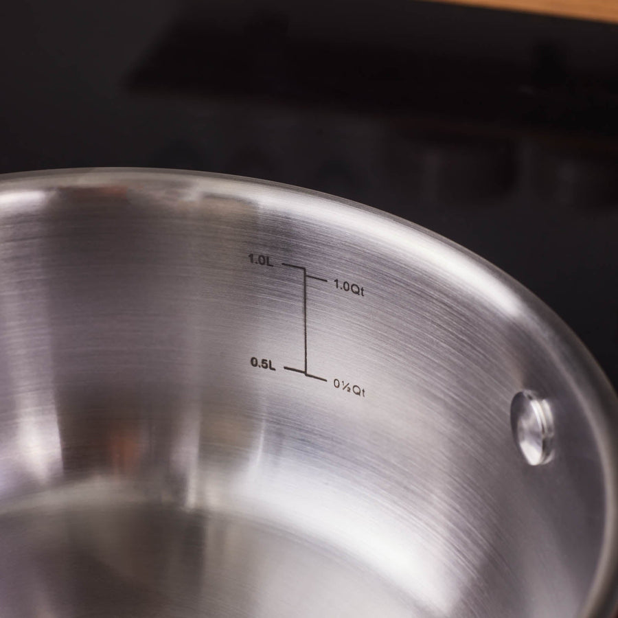 Karaca Elite Stainless Steel Induction Shallow Casserole & Lid 16cm