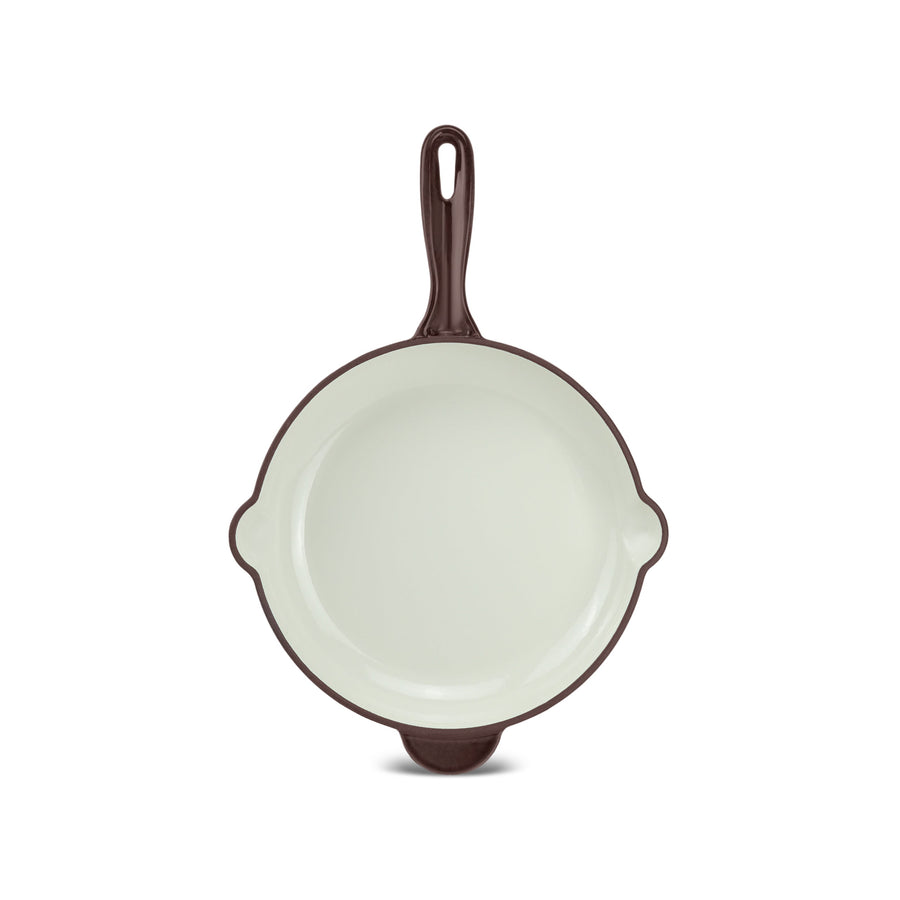 Karaca Heritage Enamelled Cast Iron Pan, 26 cm, Red