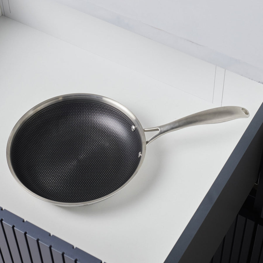 Karaca 5Ply PowerSteel 316+ Stainless Steel Induction Pan, 24cm, Silver