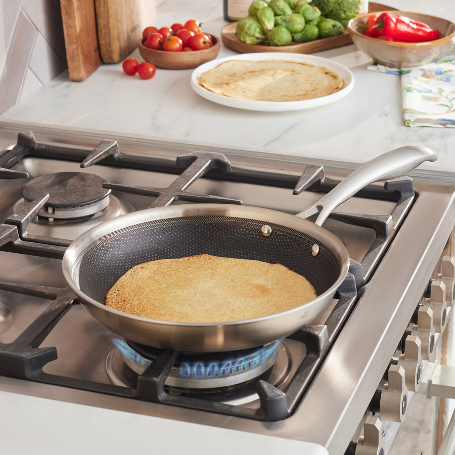 Karaca 5Ply PowerSteel 316+ Stainless Steel Induction Pan, 24cm, Silver