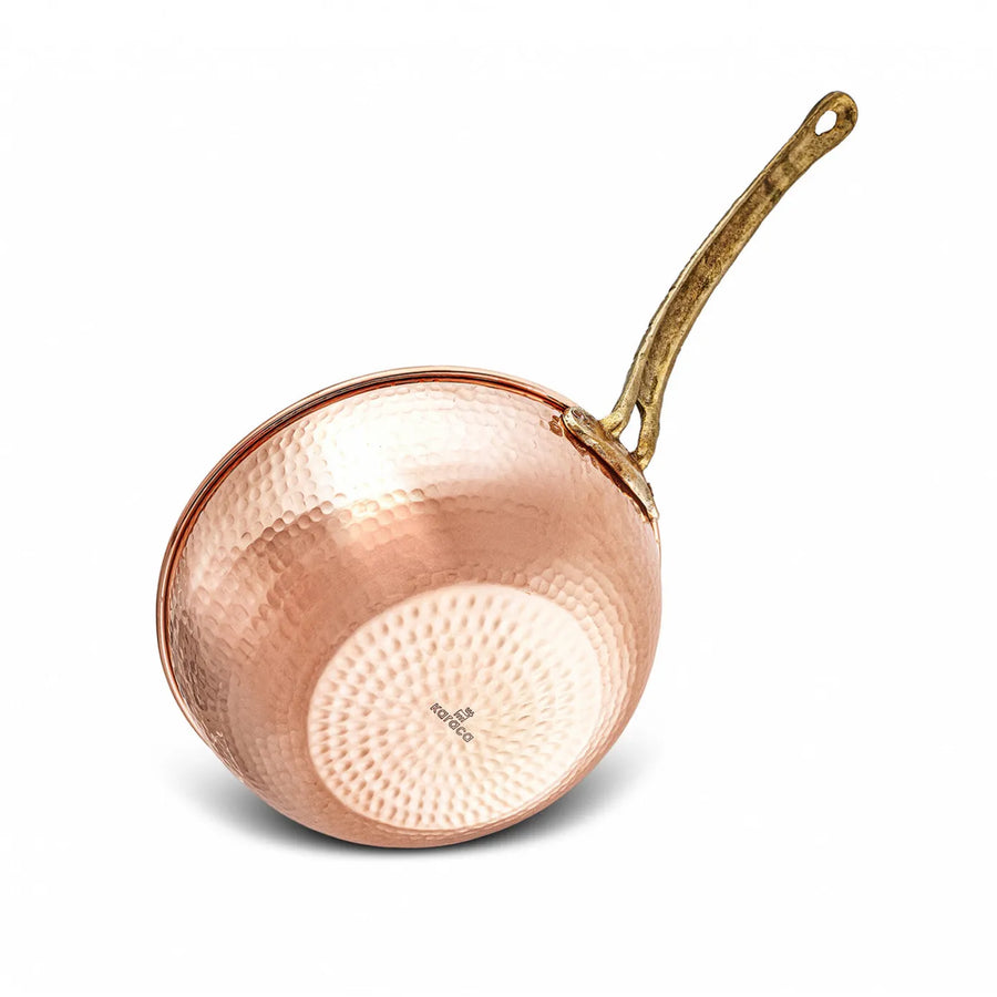Karaca Alacahoyuk Copper Wok Pan, 24cm, Copper