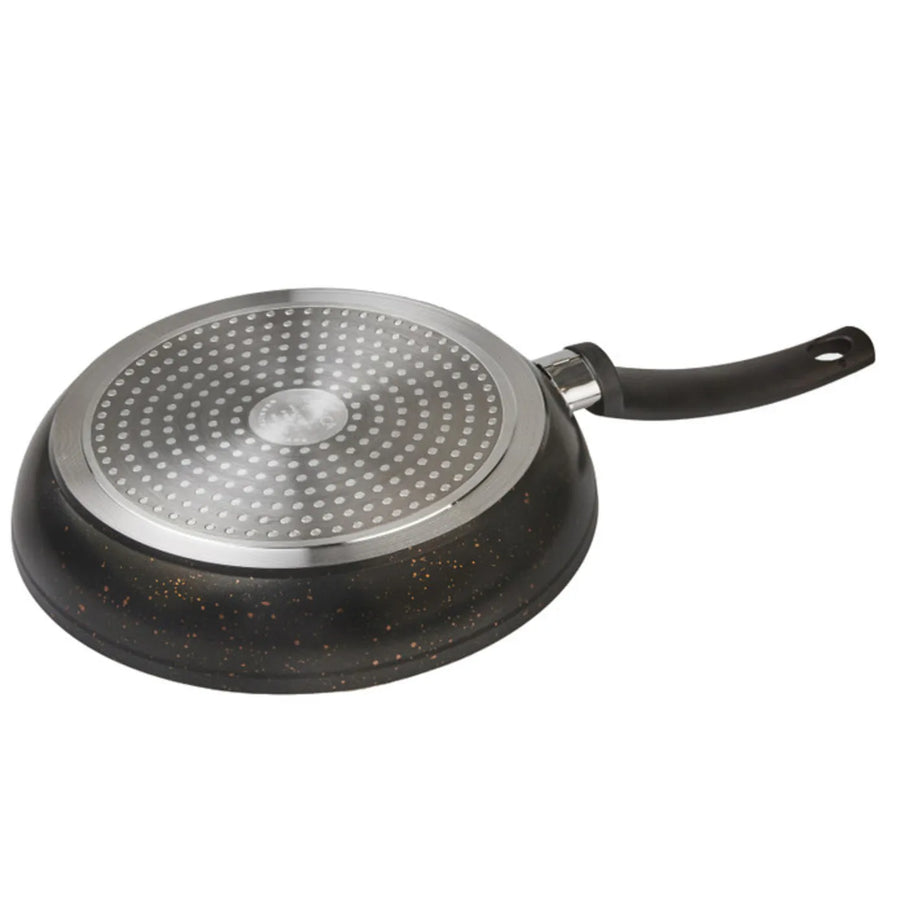 Karaca Blackgold Biogranite 7-Piece Non-Stick Induction Cookware Set, Black Gold