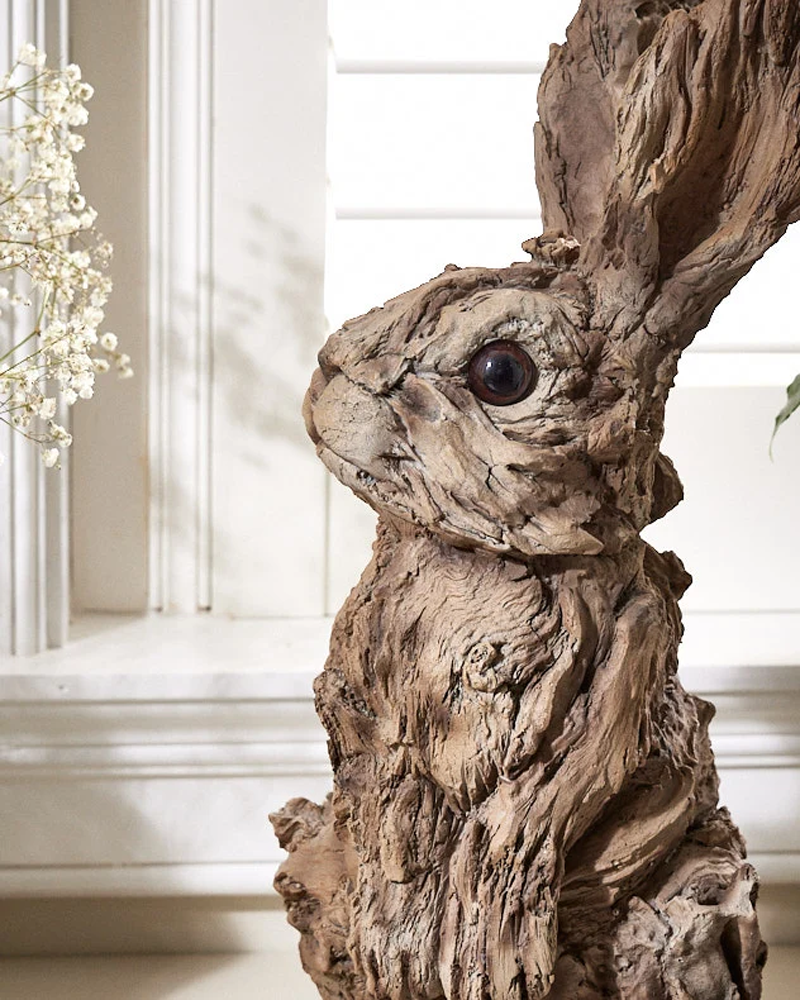 Textured Rabbit Ornament