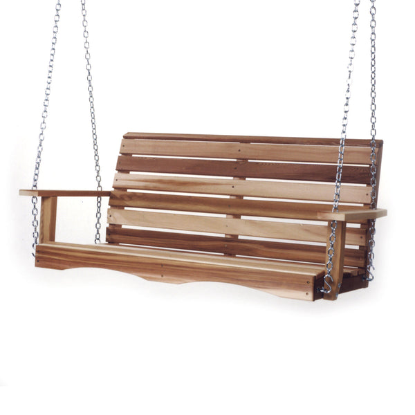 4' Luxe Cedar Porch Swing